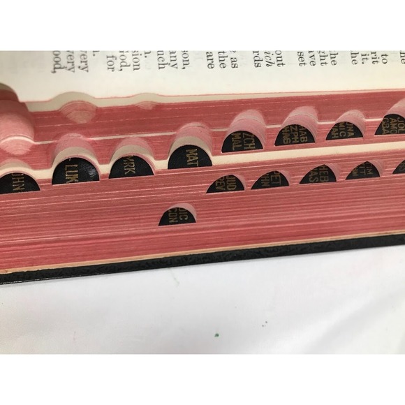 The Holy Bible King James Version Thomas & Sons Self-Pronouncing Long primer EUC - Picture 11 of 16